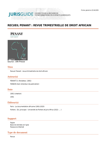recueil-penant-revue-trimestrielle-de-droit-africain-jurisguide_compressed
