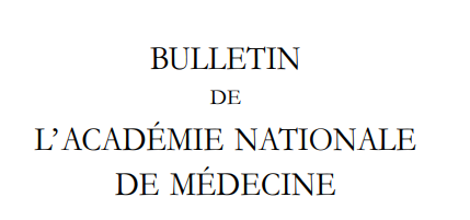 Bulletin de l'Académie de Médecine, Tome 131; 170;  1986