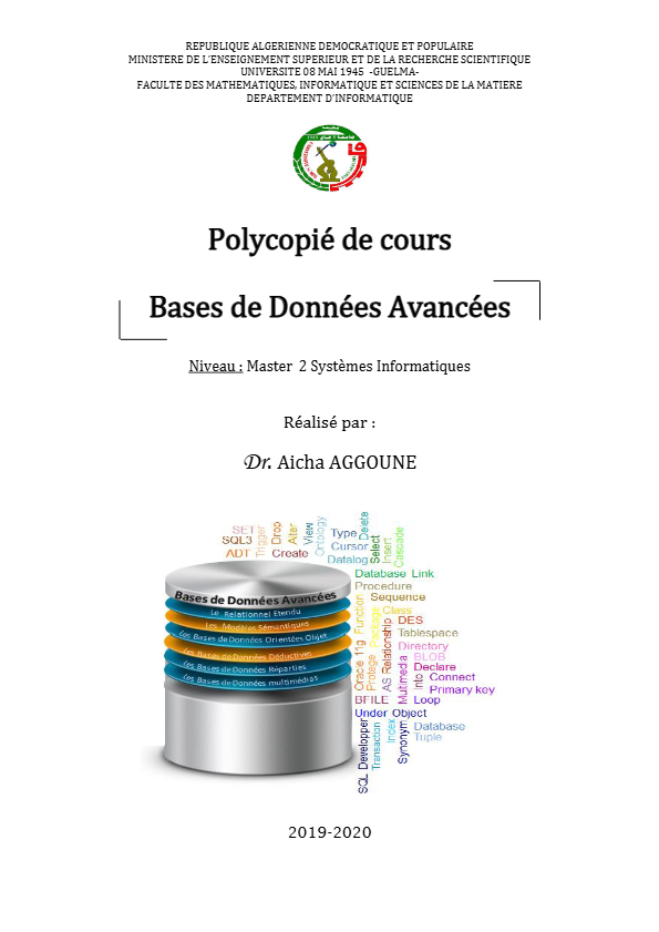 Bases de Données Avancées - Université Côte d'Azur