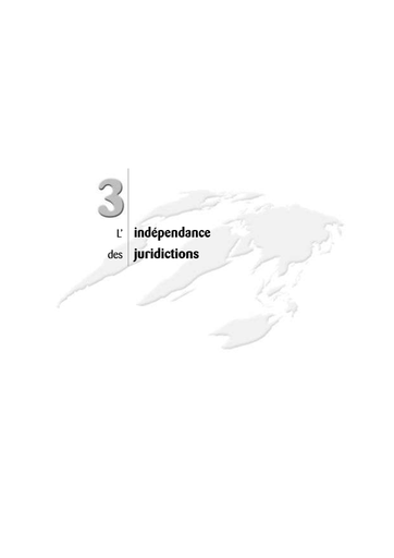 L'indépendance des juges et des juridictions. Accpuf 2006_compressed